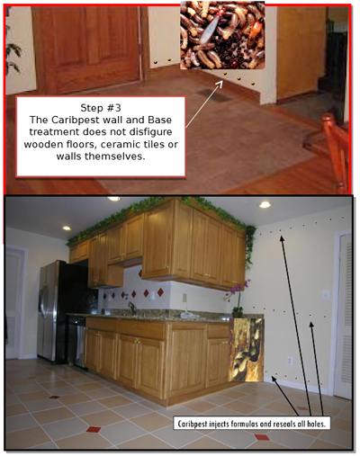 Internal Perimeter Termite Treatment - Floors and Walls